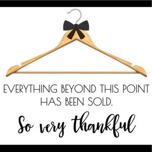 Everything beyond this point is sold!